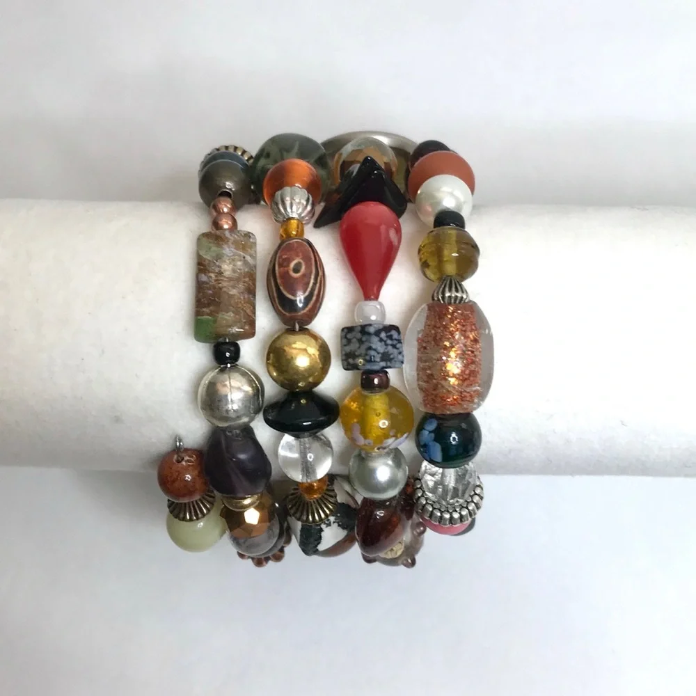 Handmade Bracelet with Vintage and Modern Elements (NB12-6H) - Picture 4 of 9